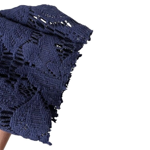 STRETCH Blue Lace Dress Long Sleeves 🌻 - Picture 3 of 8